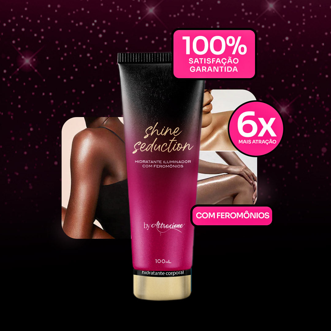Kit: Perfume Attracione + Gloss Lip Intense + Hidratante Shine Seduction