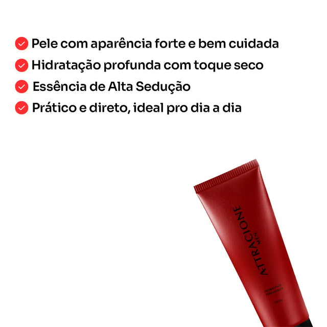 Kit Perfume Attracione Men + Hidratante