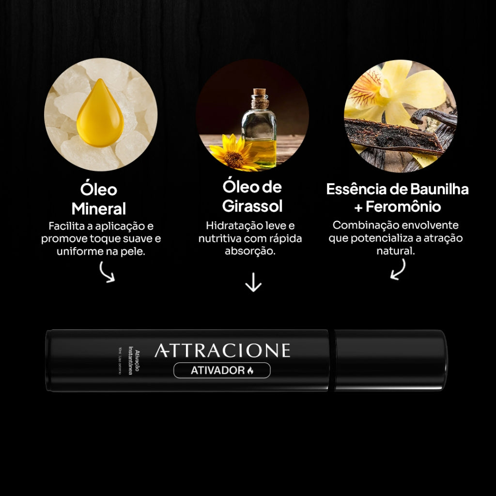 Ativador de Feromônios - Attracione (Unissex)