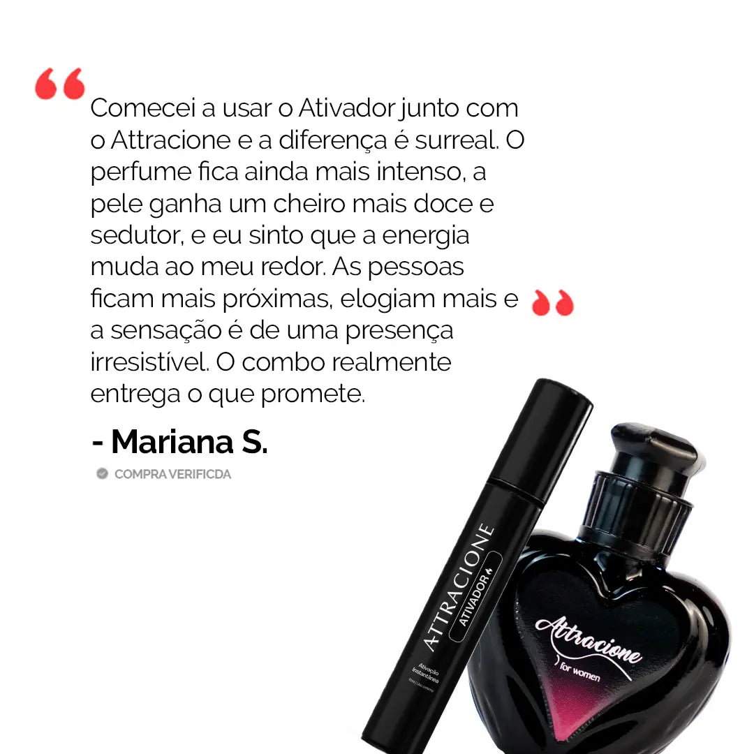 Kit Perfume Attracione + Ativador