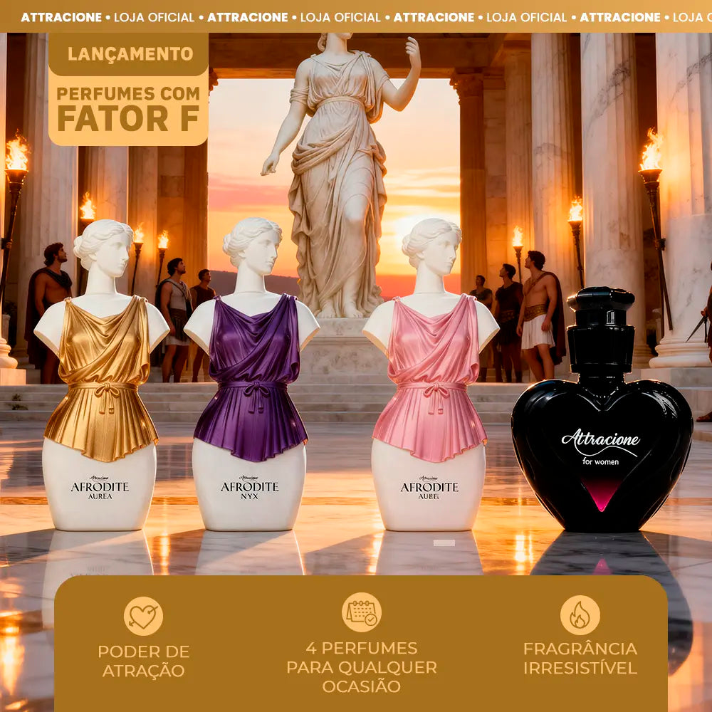 Kit Attracione Woman + Afrodite + Afrodite Aurea + Afrodite Nyx