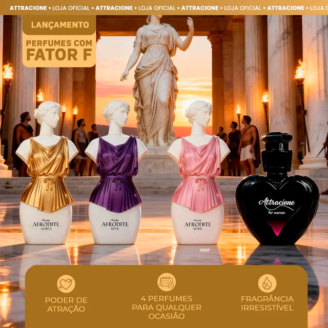 Kit Attracione Woman + Afrodite + Afrodite Aurea + Afrodite Nyx
