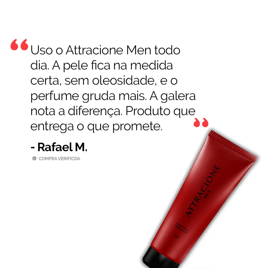 Kit Perfume Attracione Men + Hidratante