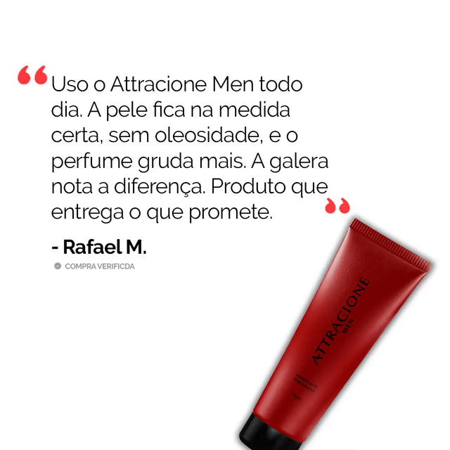 Kit Perfume Attracione Men + Hidratante