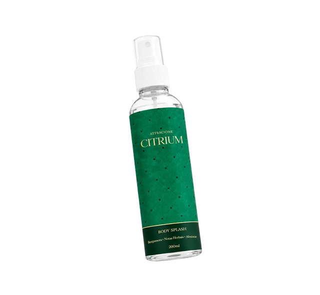 Body Splash Citrium 200ml - Fragrância Cítrica Refrescante, Leve e Ideal para o Dia a Dia