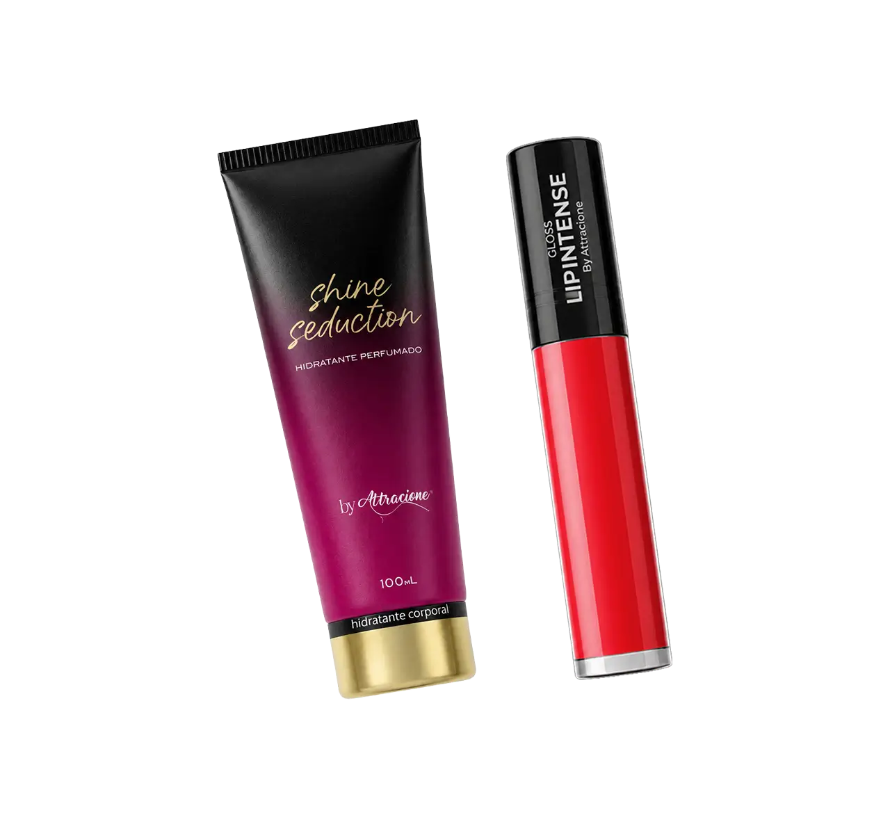 Kit: Hidratante Shine Seduction + Gloss LipIntense