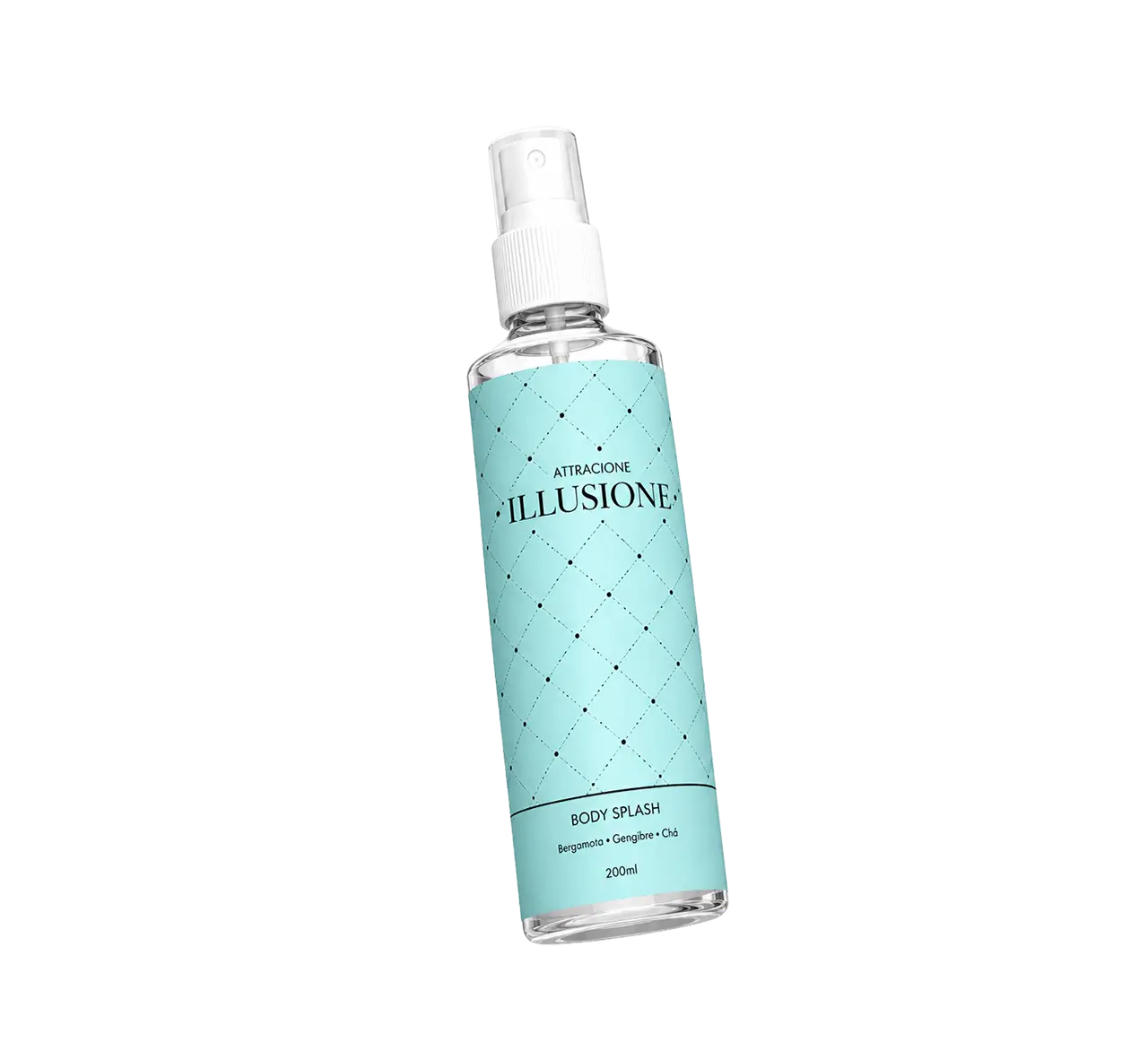 Body Splash Illusione 200ml - Frescor Cítrico Refrescante, Leve e Ideal para o Dia a Dia