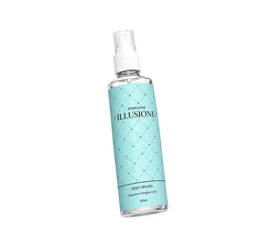 Body Splash Illusione 200ml - Frescor Cítrico Refrescante, Leve e Ideal para o Dia a Dia