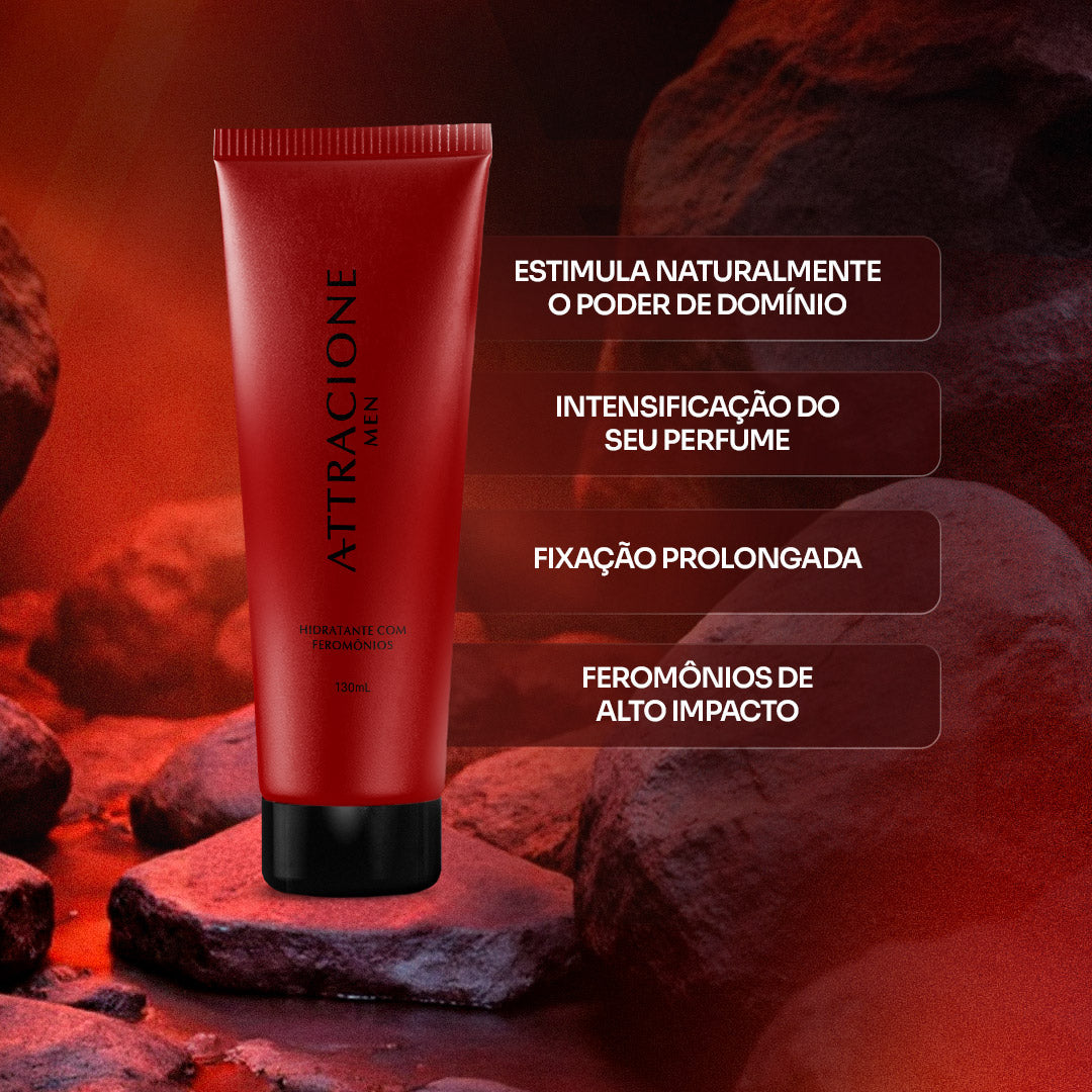 Hidratante Perfumado Attracione Men com Feromônios