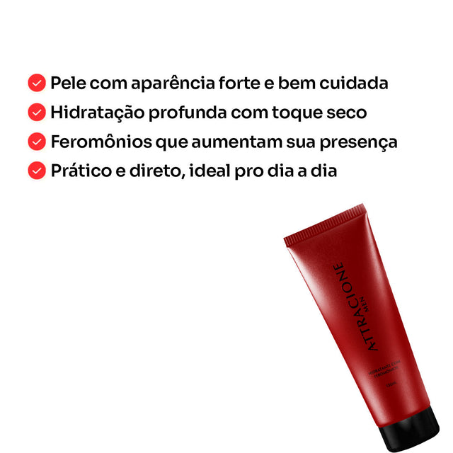 Hidratante Perfumado PT Attracione Men com Feromonas