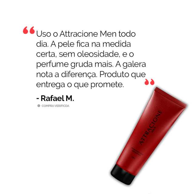 Hidratante Perfumado Attracione Men com Feromônios