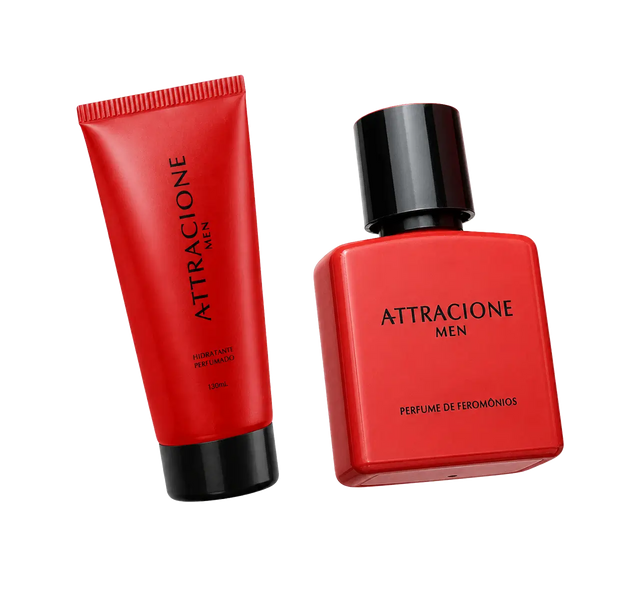Kit Perfume Attracione Men + Hidratante