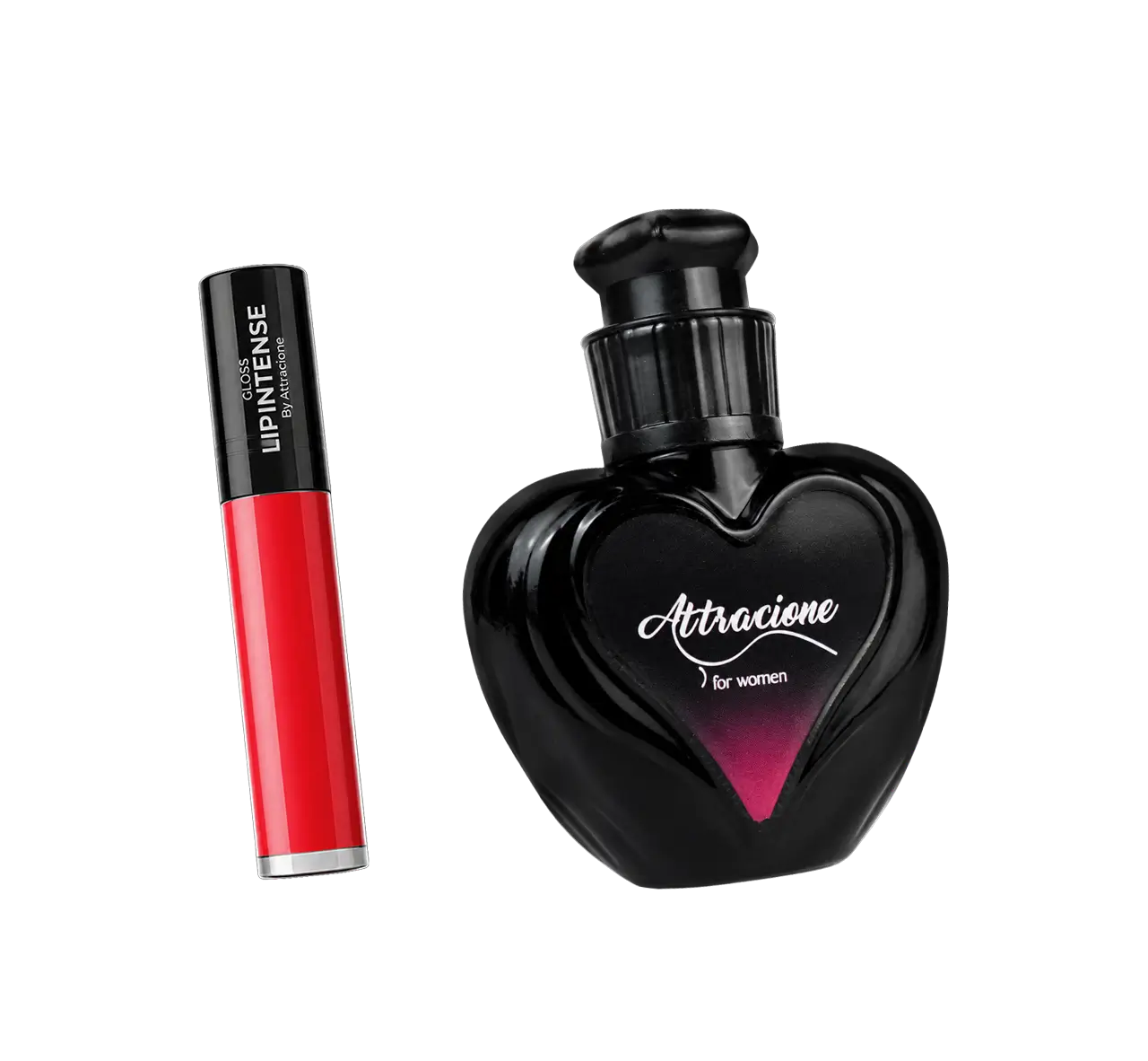 Kit: Perfume Attraciione + Gloss Lip Intense