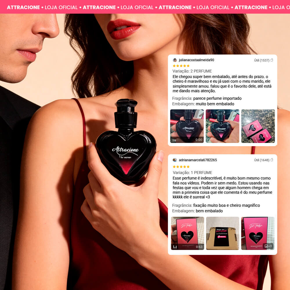 Perfume Attracione Sensual (Feromônios Ativados)
