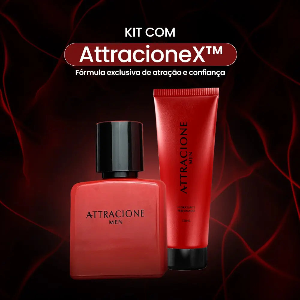 Kit Perfume Attracione Men + Hidratante
