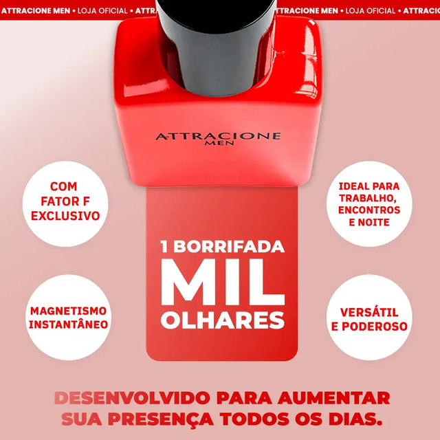 Attracione Men (Perfume Masculino com Feromônios Ativados)