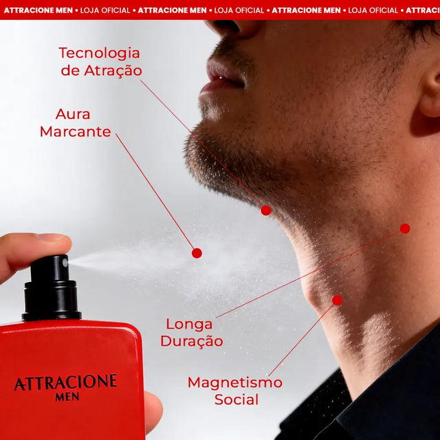 Attracione Men (Perfume Masculino com Feromônios Ativados)