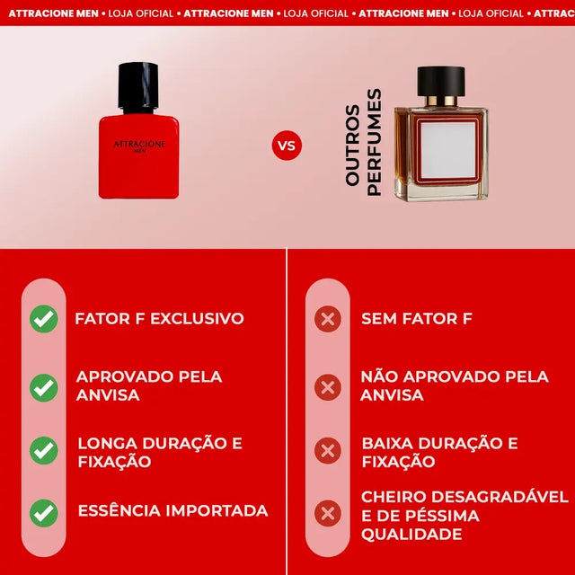 Attracione Men (Perfume Masculino com Feromônios Ativados)