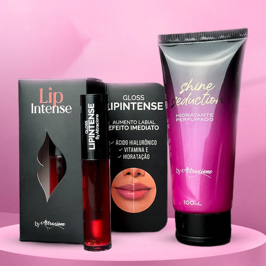 Kit: Hidratante Shine Seduction + Gloss LipIntense